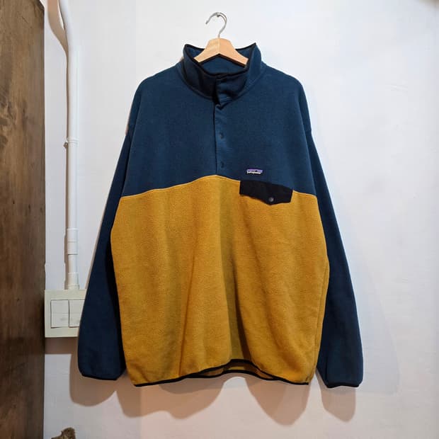 Patagonia Synchilla 블루& 옐로우 (파타고니아 신칠라)