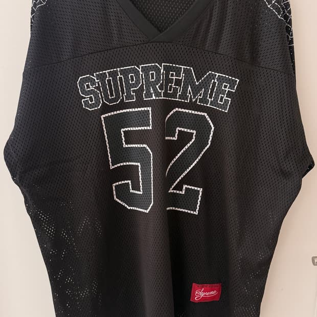 슈프림(SUPREME) 스파이더웹 풋볼져지 XL