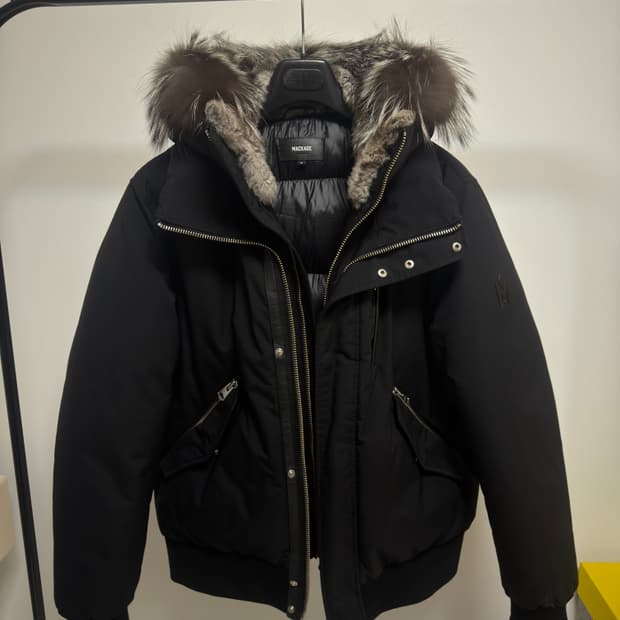 [23FW, 44size] 맥케이지 딕슨 실버 패딩 괴물퍼 블랙