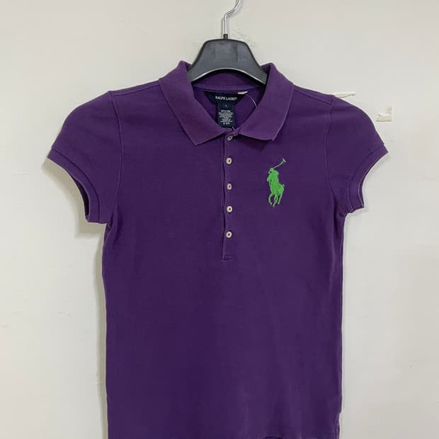 폴로랄프로렌 반팔 카라티 퍼플