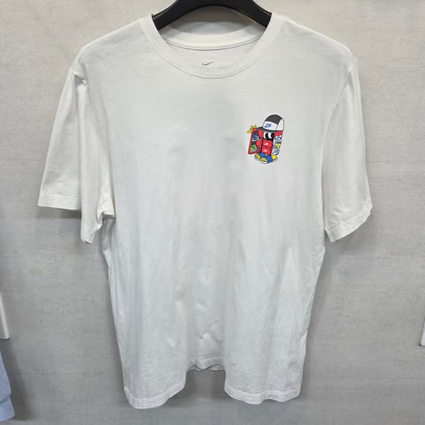 나이키 슈박스 프린팅로고 반팔 L xl