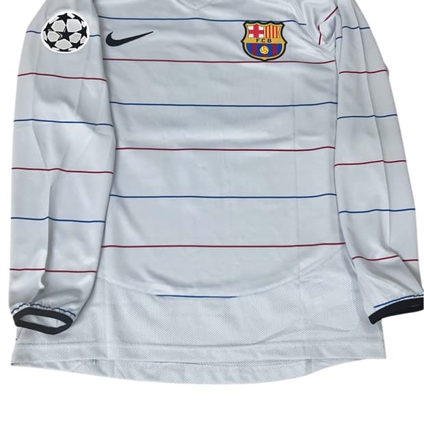 03-04 바르셀로나 어웨이 호나우지뉴 유니폼 긴팔