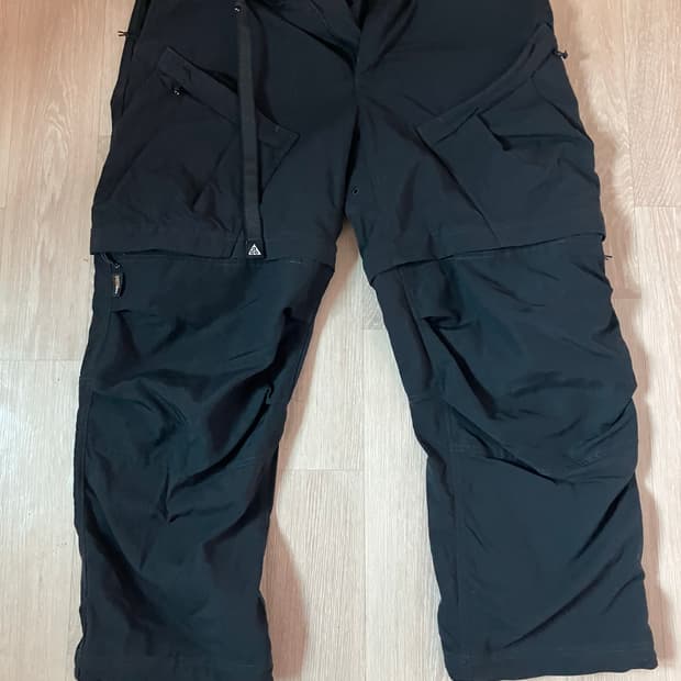 나이키 acg 스미스 서밋 카고 팬츠 블랙 xl