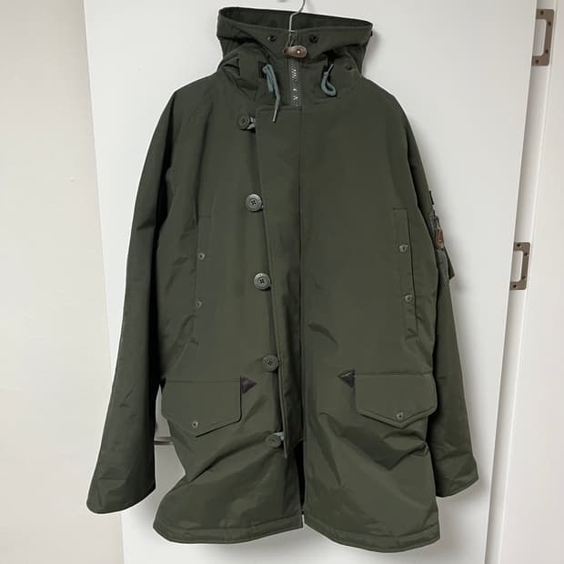 XL vtg 후드 야상자켓