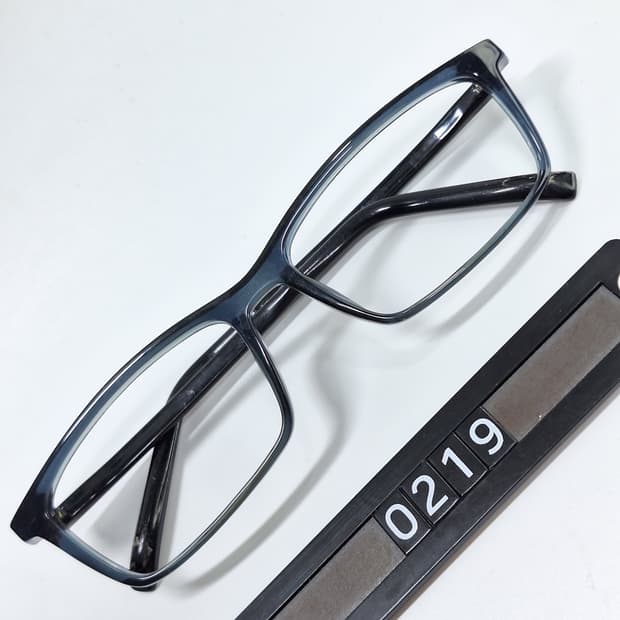 슬림 스퀘어 뿔테 안경테 144mm 빅사이즈 일본 수입 레트로 빈티지
