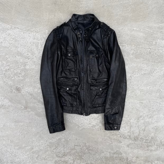 sheepskin 집업 레더자켓