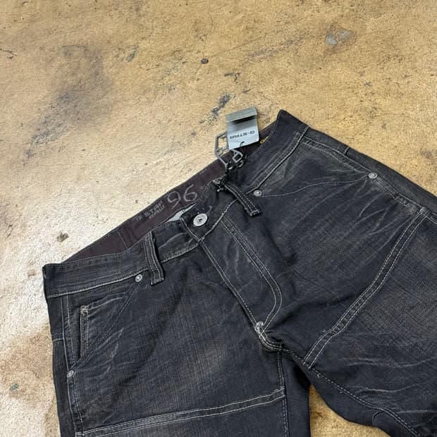 [정품] G-Star Raw 블랙 데님 청바지 b18