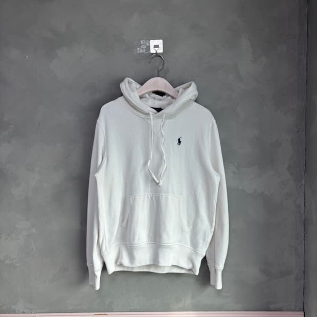 폴로 랄프로렌 후드 화이트