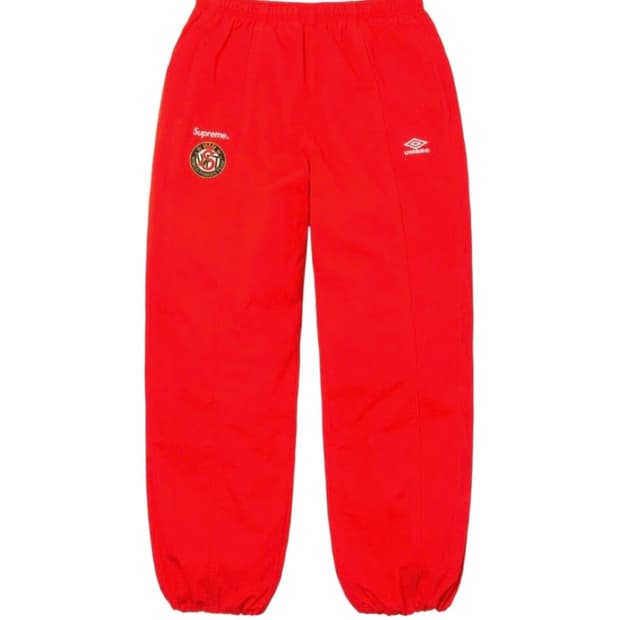 23fw 슈프림x엄브로 트랙팬츠 레드 아시아XL
