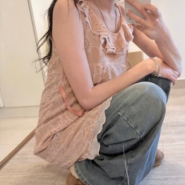 하무니옷장빈티지 엔틱 프릴 레이스 원피스 / 모리걸하구미무신사히피디피에이