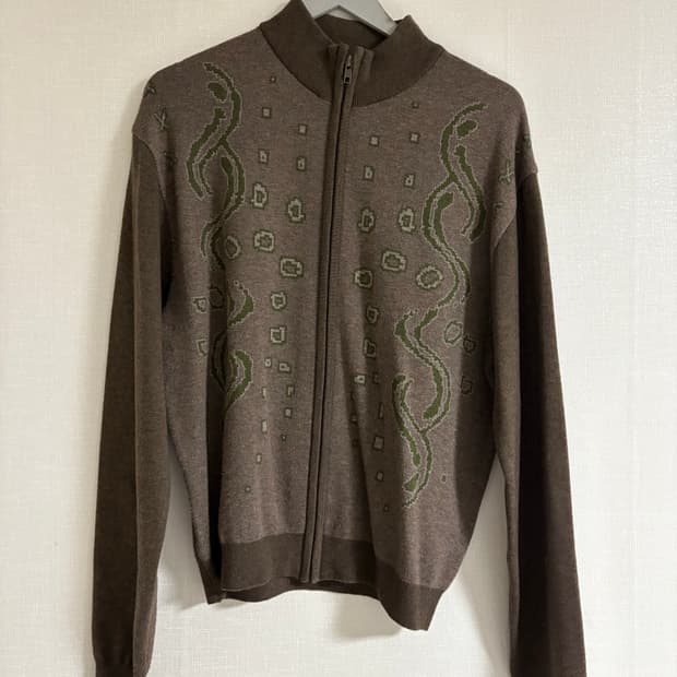 [4] HYEIN SEO 24fw 그래픽 니트 집업