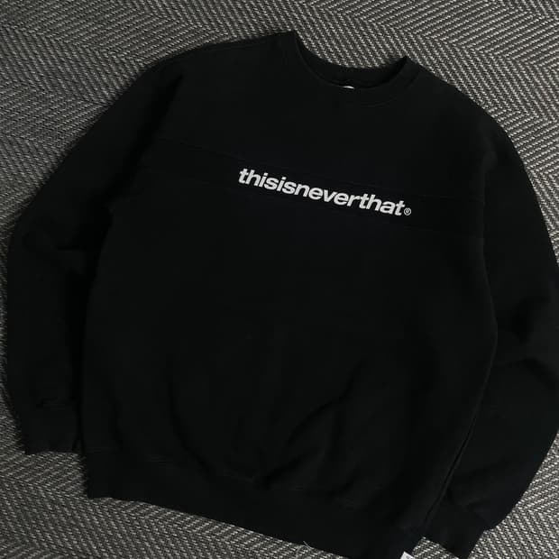 디스이즈네버댓 빅로고 박시핏 맨투맨y 3510