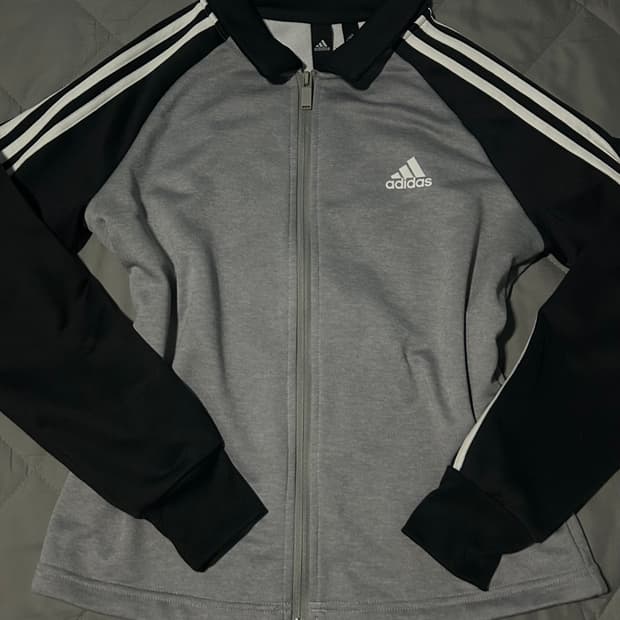 아디다스 흰검 집업
