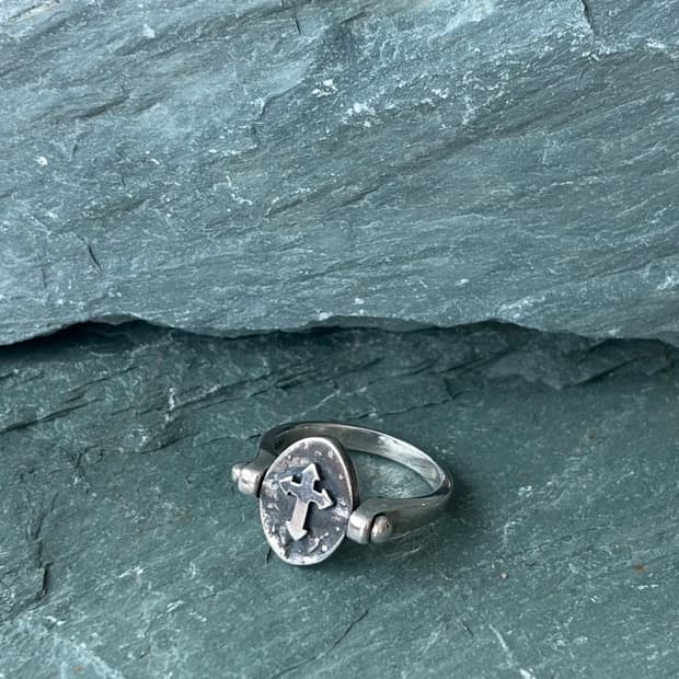 [11호]은 925 리버서블 메달 반지