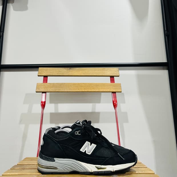 UK5) 뉴발란스 운동화 남녀 공용 신발 991 UK 블랙 스웨이드