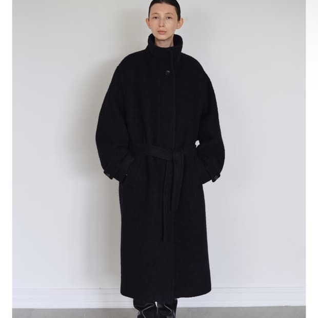 Single Long Coat_Navy