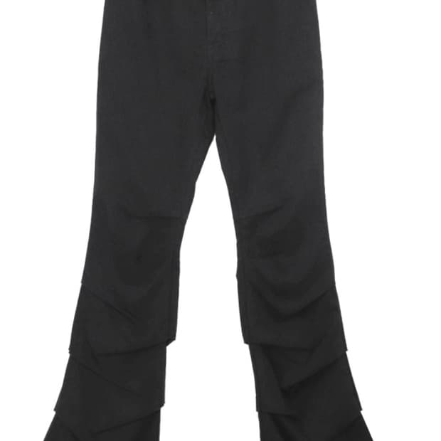 원더원더 셔링 부츠컷 팬츠