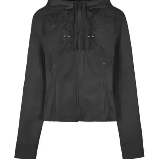 본네 bonnae 피어스드 홀 집업 블랙 