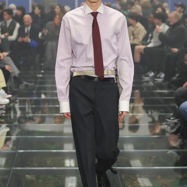 프라다 24fw 쇼피스 셔츠