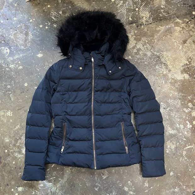 M) ZARA 자라 덕다운 패딩점퍼 오리털 패딩 자켓