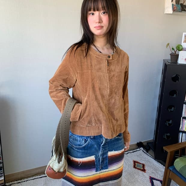 ethnic corduroy jacket