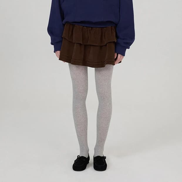 닝닝착용 썸웨어버터 Corduroy Cancan Mini Skirt