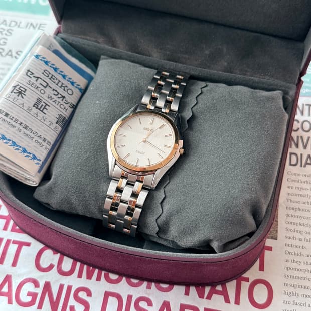 세이코 Seiko Dolce  드레스 워치 콤비
