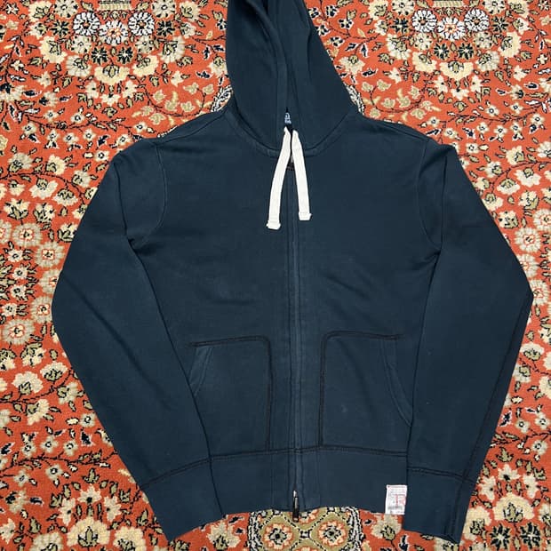 [L] 폴로 랄프로렌 투웨이 빈티지 블랙 후드집업