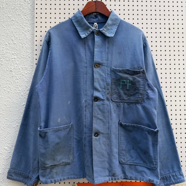 FADED DIRTY WASHED MOLESKIN 몰스킨 프렌치워크자켓