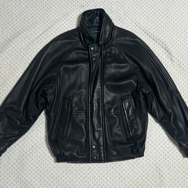 노티카 사슴가죽 봄버자켓