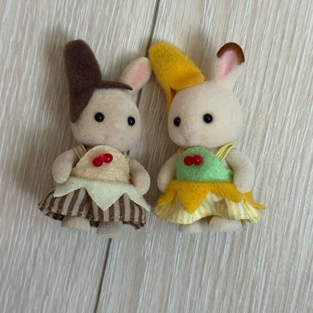 실바니안 바나나트리오(밀크토끼, 초코토끼)