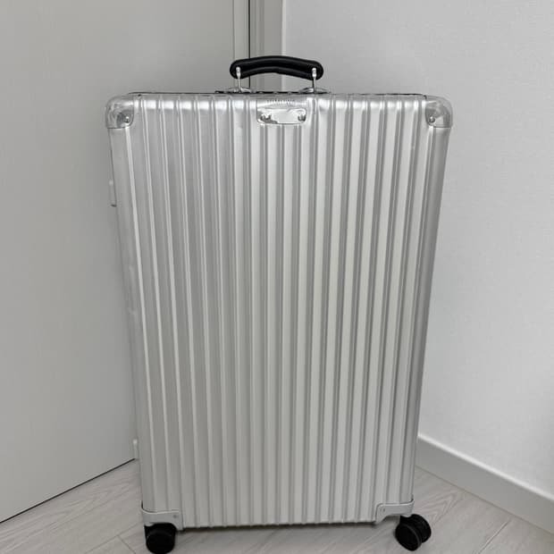 리모와캐리어 클래식 체크인L 실버 (수화물용)