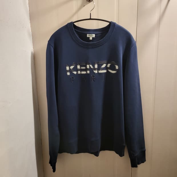 [L]겐조 네이비 맨투맨