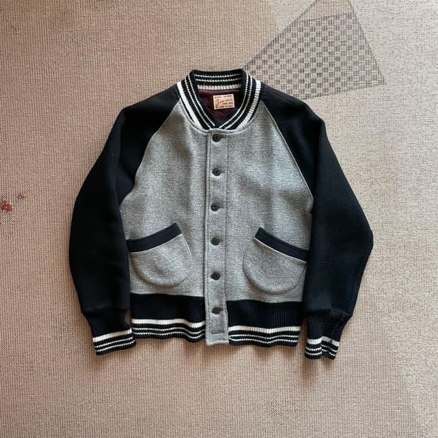 American vintage 체인스티치 울 자켓