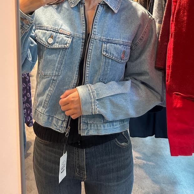 Cotton Rose 일본 빈티지 청자켓