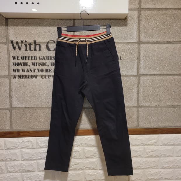 버버리 키즈 코튼 팬츠 10Y