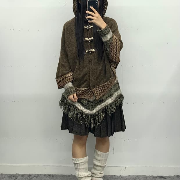 모리 떡볶이 후드 케이프