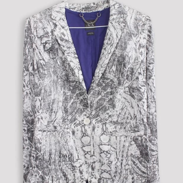 아르마니 익스체인지 패턴 블레이저