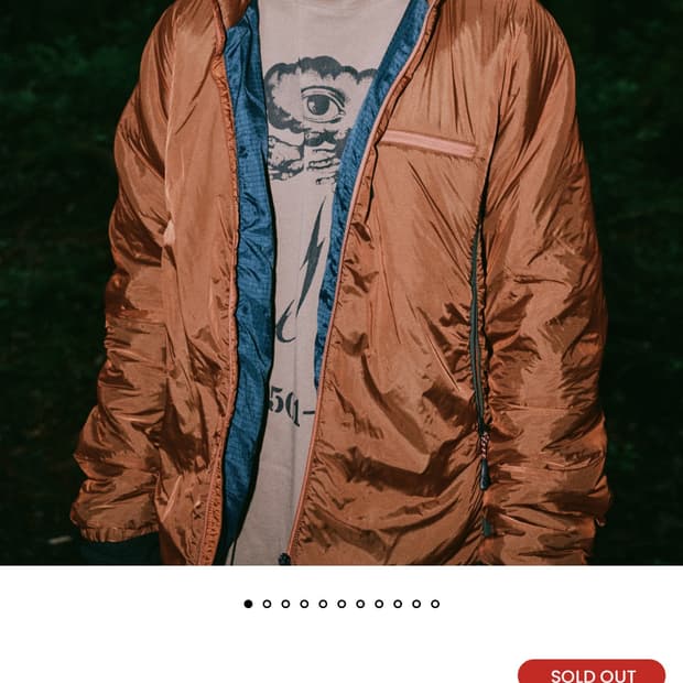 SOHC Internal Fleece Jacket ORANGE