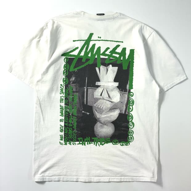 Stussy  스투시 란딘 화이트 반팔 티셔츠 