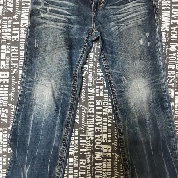 행텐 워싱 청바지 (정품)
