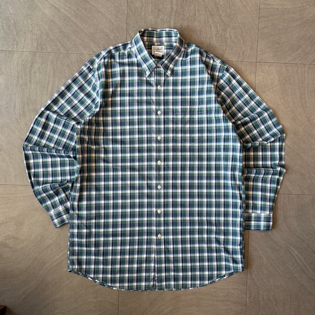 L.L.bean 정품 엘엘빈 체크 셔츠 
