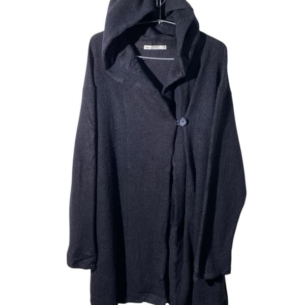 ikka 니트 후드 자켓