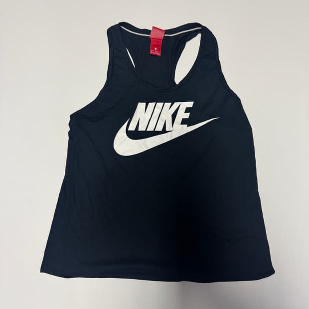 나이키 빅 로고 트레이닝 민소매 티셔츠 M 블랙