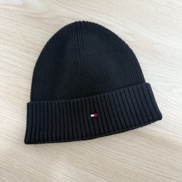 타미힐피거 블랙 비니 남녀공용