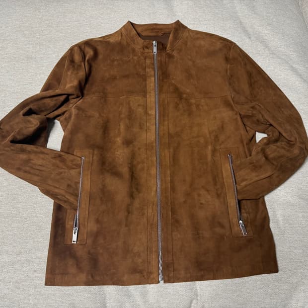 띠어리 스웨이드 자켓 M