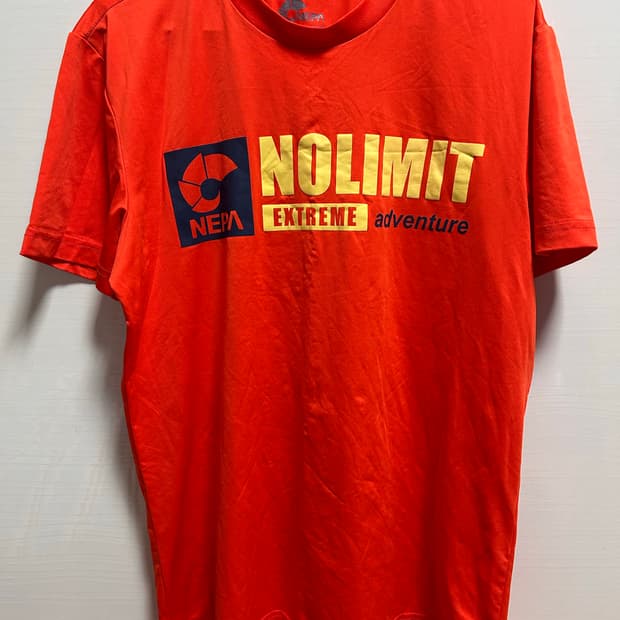네파 오렌지 반팔 티셔츠 95