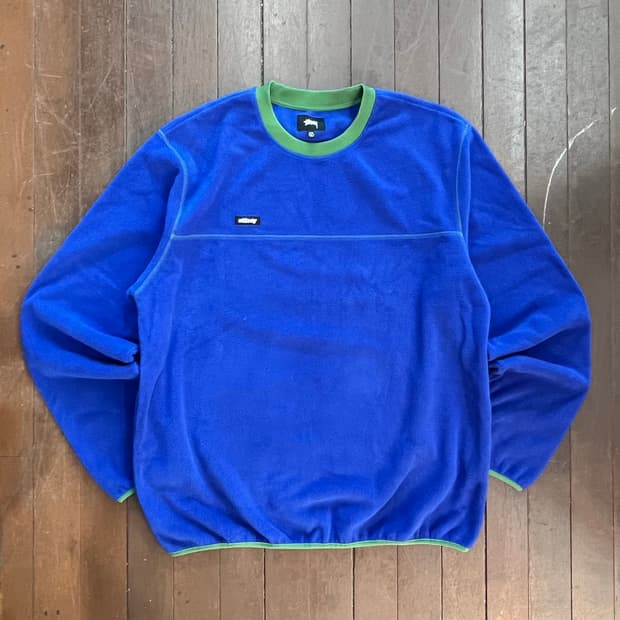 스투시 크루넥 후리스