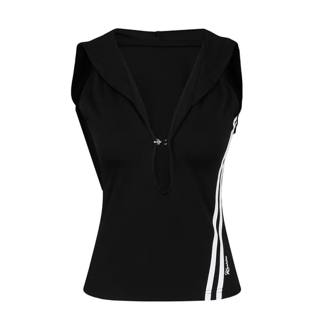 카시코 Track Hood Vest 트랙 후드 베스트 블랙