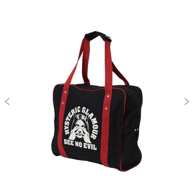 HYSTERIC GLAMOUR MEN SEE NO EVIL 더플 백